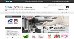 Desktop Screenshot of medicinesmexico.com